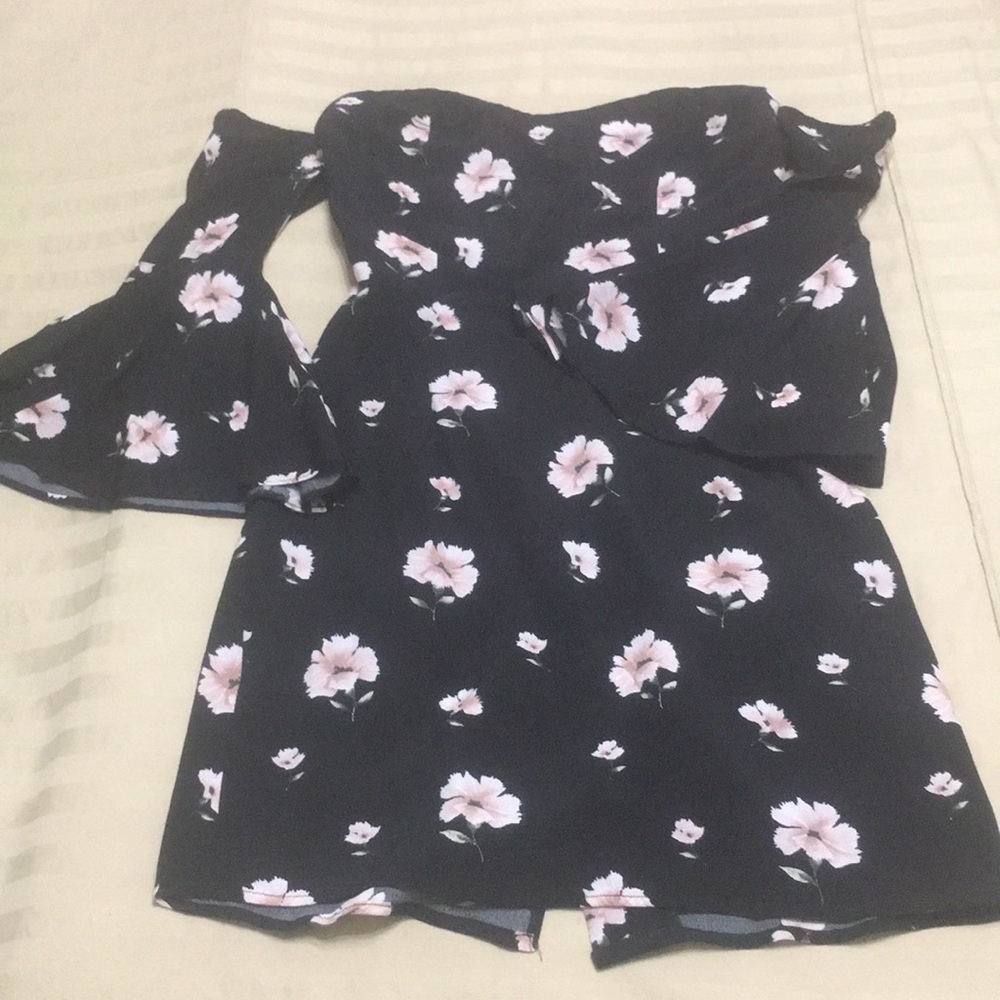Printed mini dress